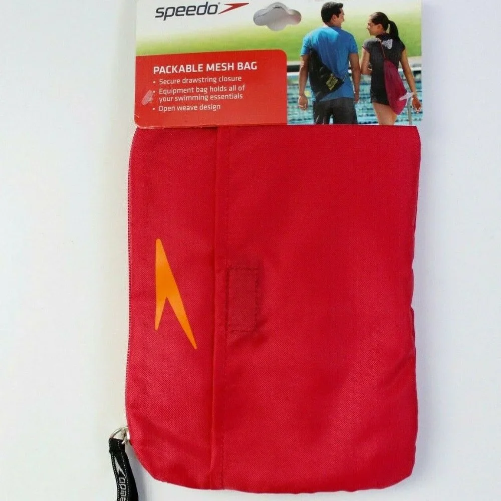 Speedo Packable Mesh Swimming Drawstring Bag